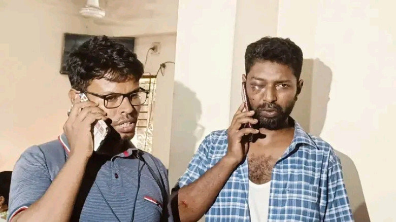 বগুড়া লাইভের রিপোর্টারসহ দুই সাংবাদিকের ওপর হামলা