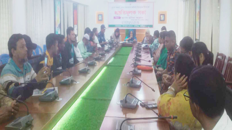 গাজীপুরে কালীগঞ্জে বাংলা নববর্ষের উদযাপনে প্রস্তুতি সভা  অনু