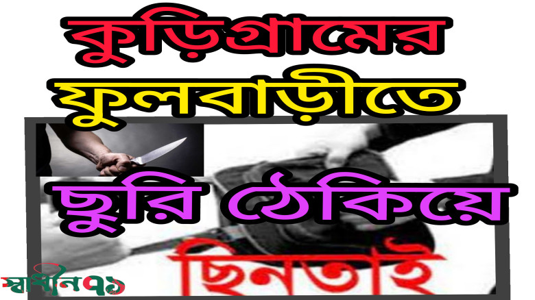 ফুলবাড়ীতে ছুরি ঠেকিয়ে বিকাশ ব্যবসায়ীর আড়াই লক্ষাধিক টাকা ছিন