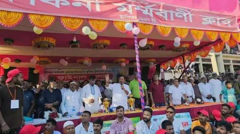 ধামশ্বরে ফুটবল টুর্ণামেন্টের ফাইনাল খেলা অনুষ্ঠিত