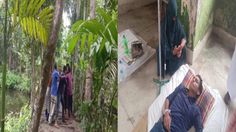 ১০ লাখ টাকা চাঁদা না দেওয়ায় সাংবাদিক পরিবারের উপর হামলা,আহত 