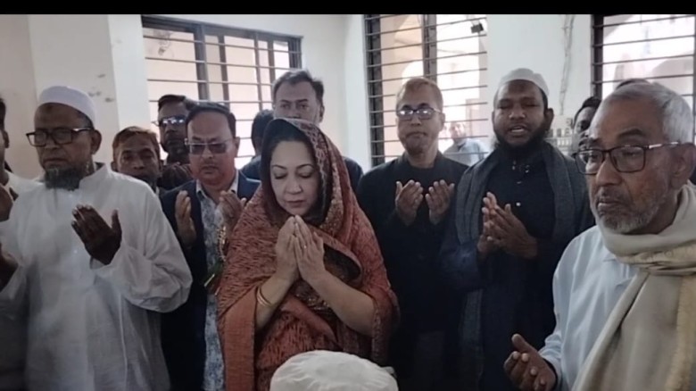 ফরিদপুর মুসলিম মিশন পরিদর্শন করতে আসেন  চৌধুরী নায়েবা ইউসুফ...